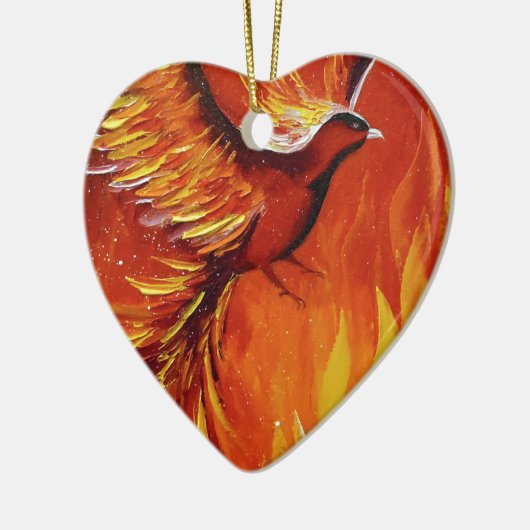 Phoenix-vogel Keramisch Ornament (Links)