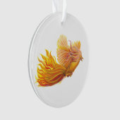 Phoenix Vogel Opstijging Ornament (voorkant)