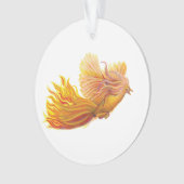 Phoenix Vogel Opstijging Ornament (voorkant)