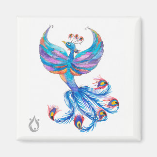 Phoenix Vogelkunst - Voyager Magnet