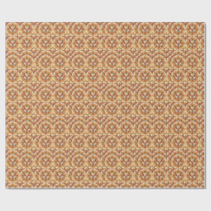 Phoenix Vuur Mandala Spiritueel Ontwerp Patroon Ku Cadeaupapier