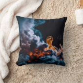 Phoenix Vuur Worp Kussen | Fantasy Vlam Art Deco (Deken)