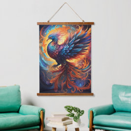 Phoenix wandtapijt hangend wandkleed