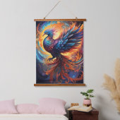 Phoenix wandtapijt hangend wandkleed (Slaapkamer)