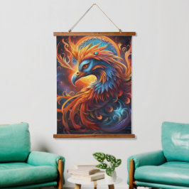 Phoenix wandtapijt hangend wandkleed