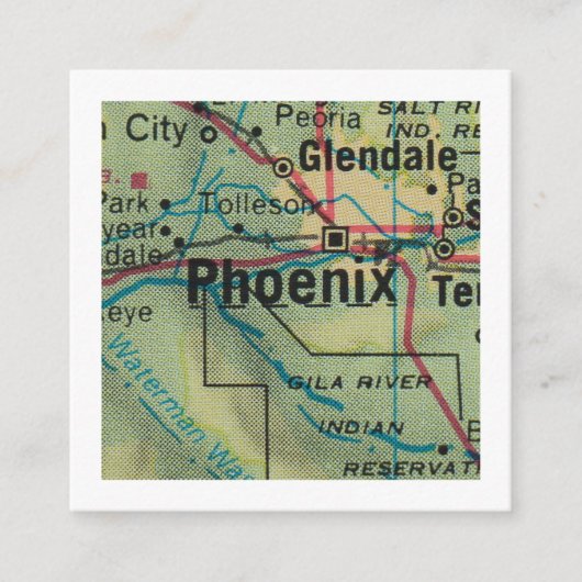 Phoenix We hebben nieuwe adreskaart verplaatst Informatiekaartje (Voorkant)