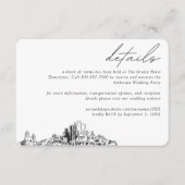 Phoenix Wedding Hotel Kamer Blok Details Informatiekaartje (Voorkant)