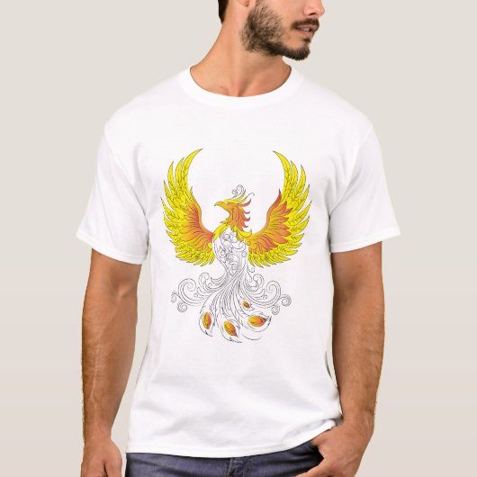 Phoenix Wedergeboorte Geest T-shirt (Voorkant)