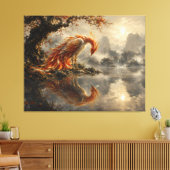 Phoenix Weerspiegeling van Stilte Canvas Afdruk (Insitu (Woonkamer))