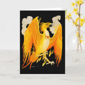 Phoenix-Wenskaart Kaart (Gele Bloem)