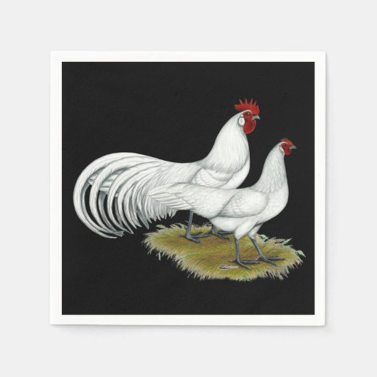 Phoenix: White Pair Servetten (Voorkant)