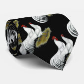 Phoenix: White Pair Stropdas (Opgerold)