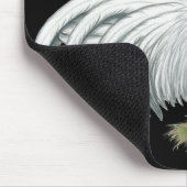 Phoenix: Witte rooster Muismat (Hoek)