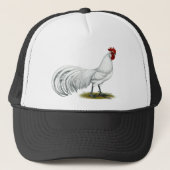 Phoenix: Witte rooster Trucker Pet (Voorkant)