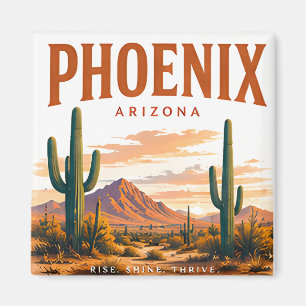 Phoenix woestijn skyline magneet