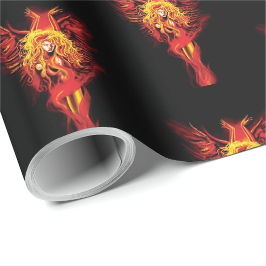 Phoenix Woman Cadeaupapier (Rol Hoek)