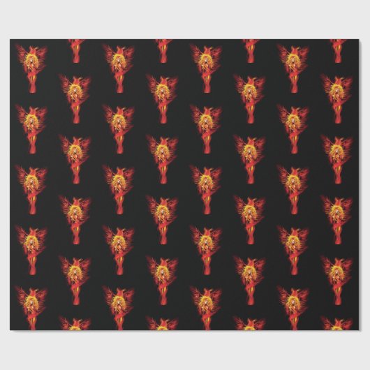 Phoenix Woman Cadeaupapier (Vlak)