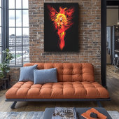 Phoenix Woman Canvas Afdruk