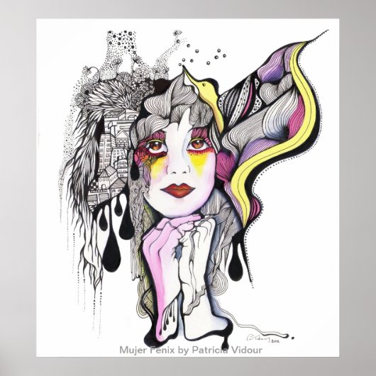 Phoenix Woman Poster (Voorkant)