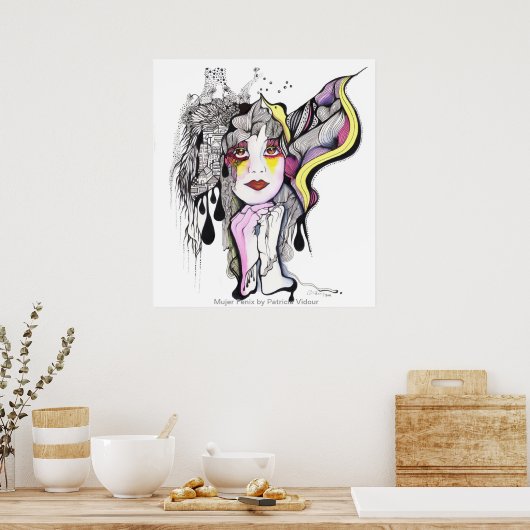 Phoenix Woman Poster (Keuken)