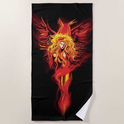 Phoenix Woman Strandlaken (Voorkant)