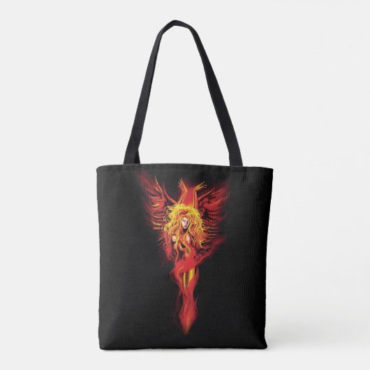 Phoenix Woman Tote Bag (Achterkant)