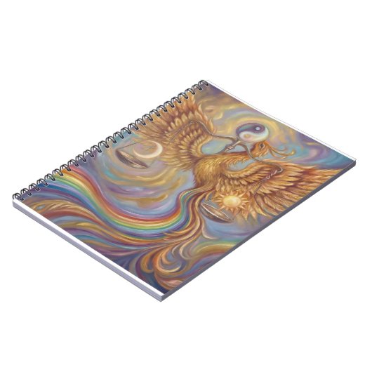 Phoenix Yin Yang Balance Notebook Notitieboek (Linkerzijde)