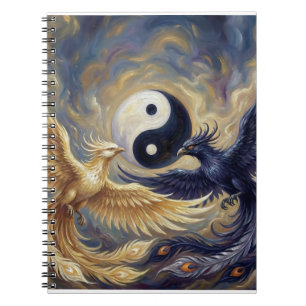 Phoenix Yin Yang Balans Notitieboek