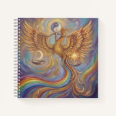 Phoenix Yin Yang Balans Notitieboek (Voorkant)