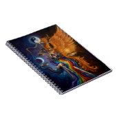 Phoenix Yin Yang Balans Notitieboek (Rechterzijde)