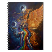 Phoenix Yin Yang Balans Notitieboek (Voorkant)