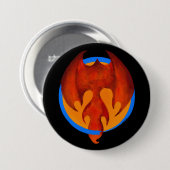 Phoenix Zon Knop Ronde Button 7,6 Cm (Voorkant /achterkant)