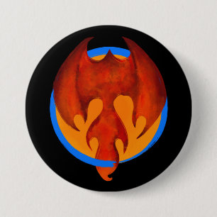 Phoenix Zon Knop Ronde Button 7,6 Cm