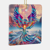 Phoenix Zonsopgang Keramisch Ornament (Rechts)