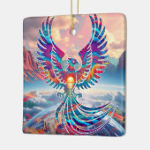 Phoenix Zonsopgang Keramisch Ornament (Links)