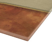 Phoenixes Fire Feather Pattern met Monogram Snijplank (Hoek)