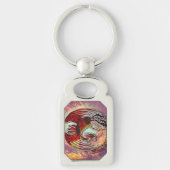 Phoenix's Resurgence: Opstaan uit Life's Flame Sleutelhanger (Voorkant)