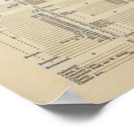 Phoenixville City PA Map 1921 Poster (Hoek)