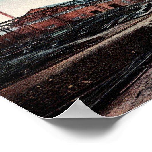 Phoenixville Iron Works Illustratie Poster (Hoek)