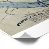 Phoenixville Mont Clare Schuylkill Canal PA Poster (Hoek)