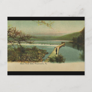 Phoenixville PA Black Rock Dam Briefkaart