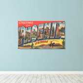 Phoeniz, Arizona - Grote letterscènes Canvas Afdruk (Insitu (Houten vloer))