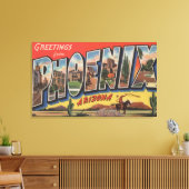 Phoeniz, Arizona - Grote letterscènes Canvas Afdruk (Insitu (Woonkamer))