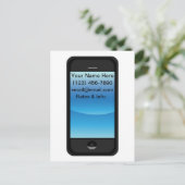 Phone Babysit Briefkaart (Staand voorkant)