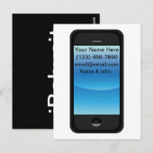 Phone Babysit Briefkaart (Voorkant / Achterkant)