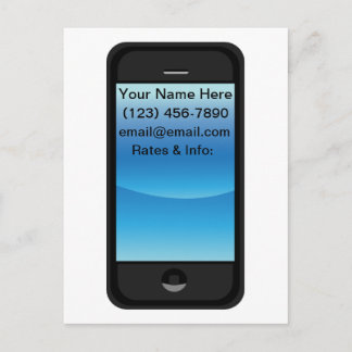 Phone Babysit Briefkaart