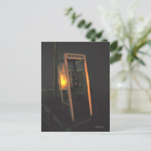 Phone Booth Bar Briefkaart (Staand voorkant)