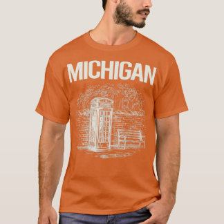  Phone Booth Michigan T-shirt
