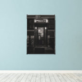 Phone Booth No 13 Canvas Afdruk (Insitu (Houten vloer))