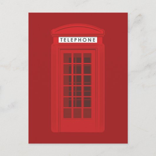 Phone Box Briefkaart (Voorkant)